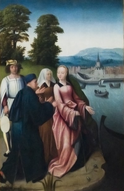Saint Dymphna and Companions by Goswin van der Weyden (1504–1505)