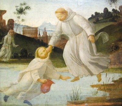 Bartolomeo_di_giovanni,_s._benedetto_salva_san_placido,_1488_ca.,_da_uffizi_03