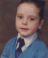 Sister Clare as a child